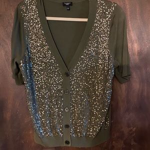 Talbots Sequin Cardigan